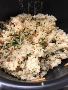 料理会の炊き込みごはん
